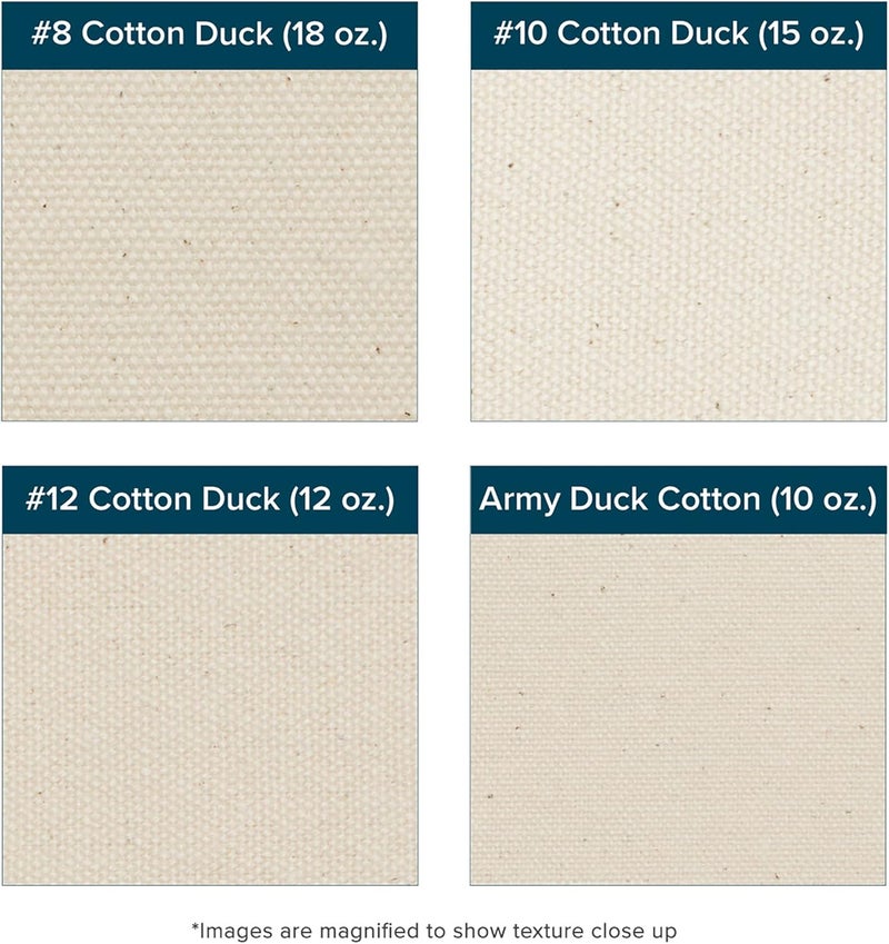 cezanne Creative Mark Unprimed Cotton Duck Deluxe Canvas - #12 12oz Folded Canvas - 84" x 6 Yards - Bulk Un-Stretched Duck Canvas Fabric for Artists - Image 2